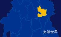 echarts黄山市黄山区geoJson地图区域闪烁代码演示