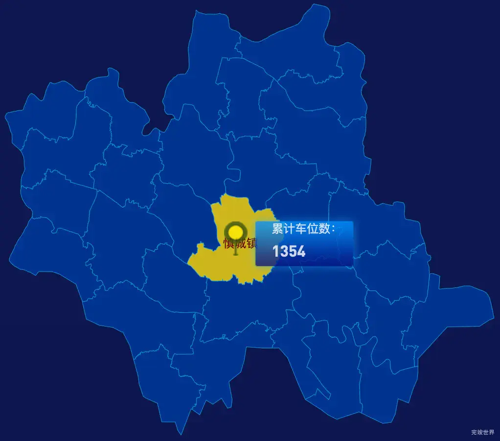 echarts阜阳市颍上县geoJson地图点击地图插小旗