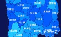 echarts六安市霍邱县geoJson地图 visualMap控制地图颜色效果