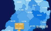 echarts六安市霍山县geoJson地图 tooltip轮播代码演示