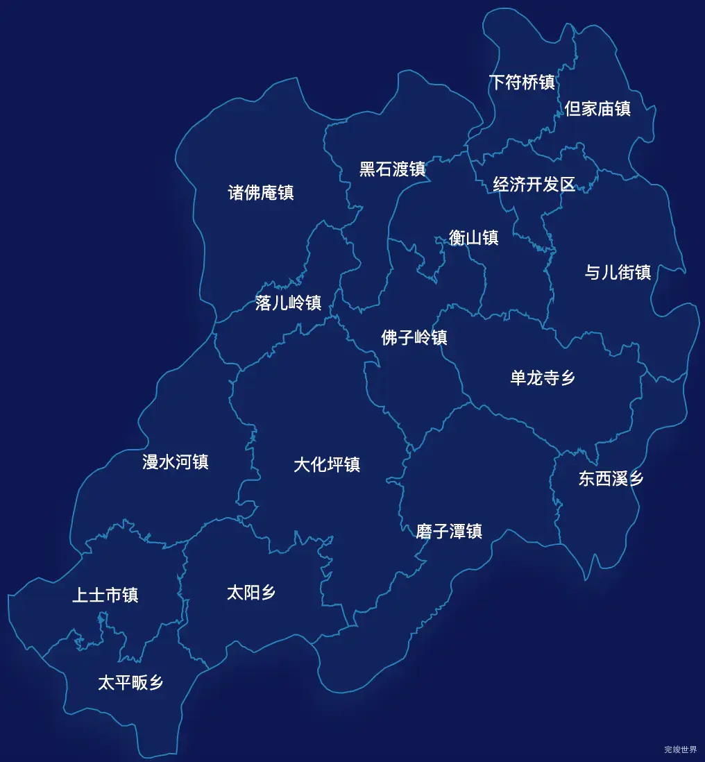 echarts六安市霍山县geoJson地图地图下钻展示