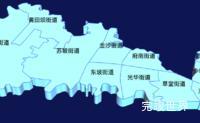 echarts成都市青羊区geoJson地图3d地图实例