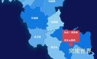 echarts成都市青白江区geoJson地图 tooltip轮播实例