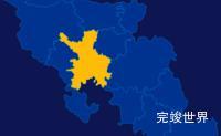 echarts成都市新都区geoJson地图指定区域高亮演示实例