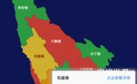 echarts成都市温江区geoJson地图tooltip自定义html代码演示