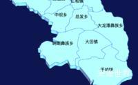 echarts攀枝花市仁和区geoJson地图3d地图效果