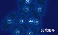 echarts泸州市叙永县geoJson地图圆形波纹状气泡图实例