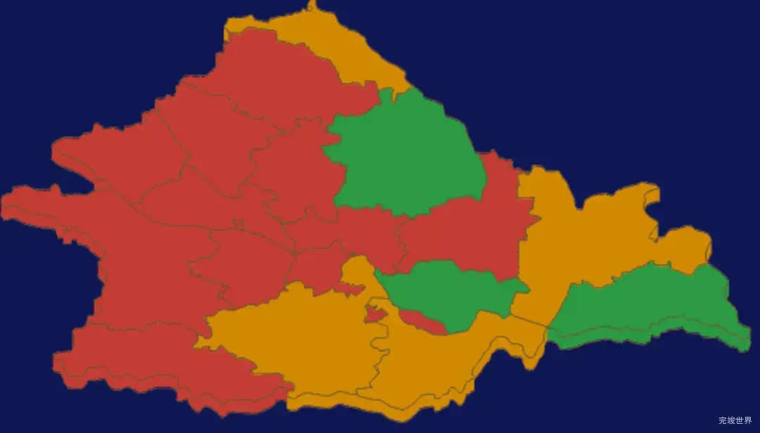 threejs德阳市广汉市geoJson地图3d地图css2d标签