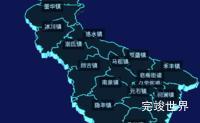 echarts德阳市什邡市geoJson地图3d地图自定义图标演示实例