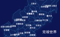 echarts绵阳市江油市geoJson地图点击弹出自定义弹窗效果实例