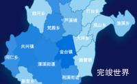 echarts南充市顺庆区geoJson地图 tooltip轮播代码演示