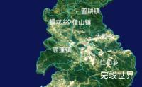 echarts宜宾市江安县geoJson地图3d地图自定义贴图-绿色地面演示实例