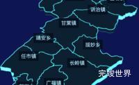 echarts达州市开江县geoJson地图3d地图自定义图标实例