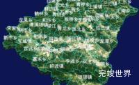 echarts达州市渠县geoJson地图3d地图自定义贴图-绿色地面代码演示