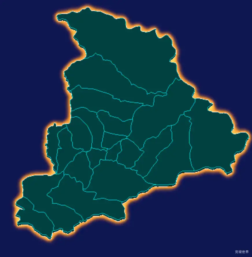 threejs阿坝藏族羌族自治州小金县geoJson地图3d地图红色描边闪烁警报