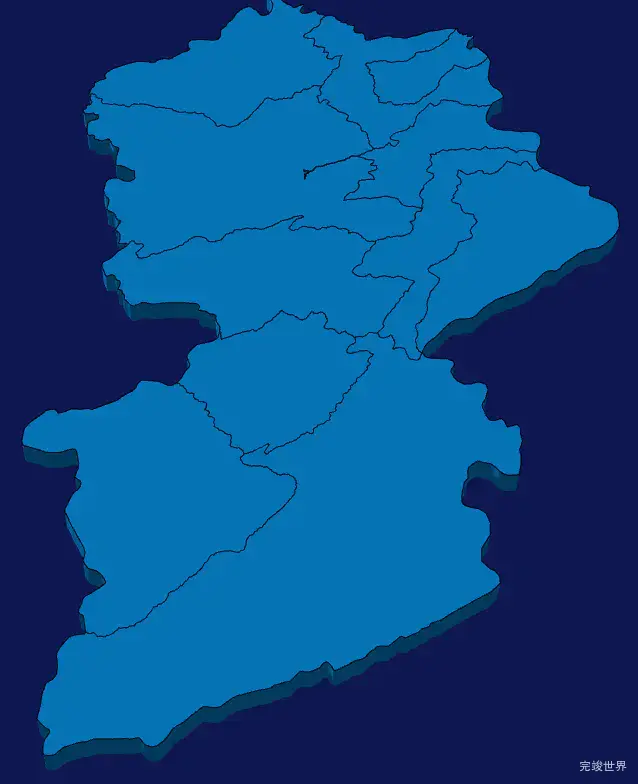 echarts阿坝藏族羌族自治州壤塘县geoJson地图3d地图实例旋转动画