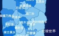 echarts凉山彝族自治州美姑县geoJson地图 tooltip轮播实例代码