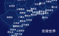 echarts凉山彝族自治州雷波县geoJson地图地图下钻展示演示实例