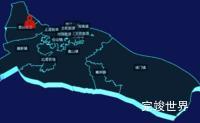 echarts福州市仓山区geoJson地图3d地图自定义图标效果实例