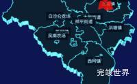 echarts厦门市同安区geoJson地图3d地图自定义图标演示实例