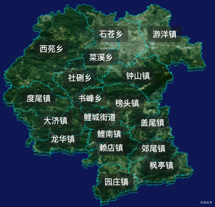 threejs莆田市仙游县geoJson地图3d地图css2d标签