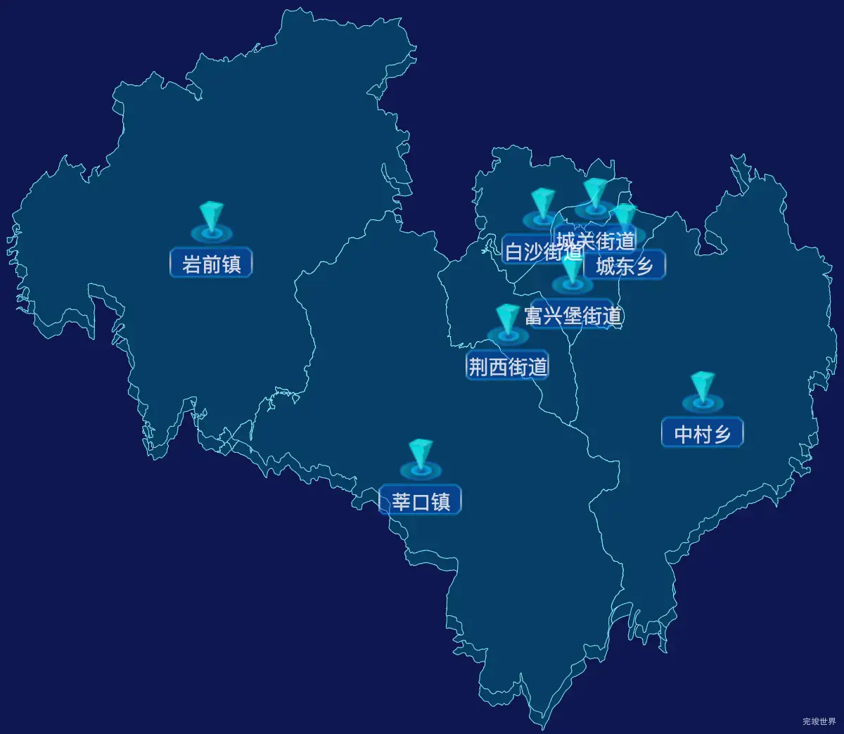 echarts三明市三元区geoJson地图点击跳转到指定页面