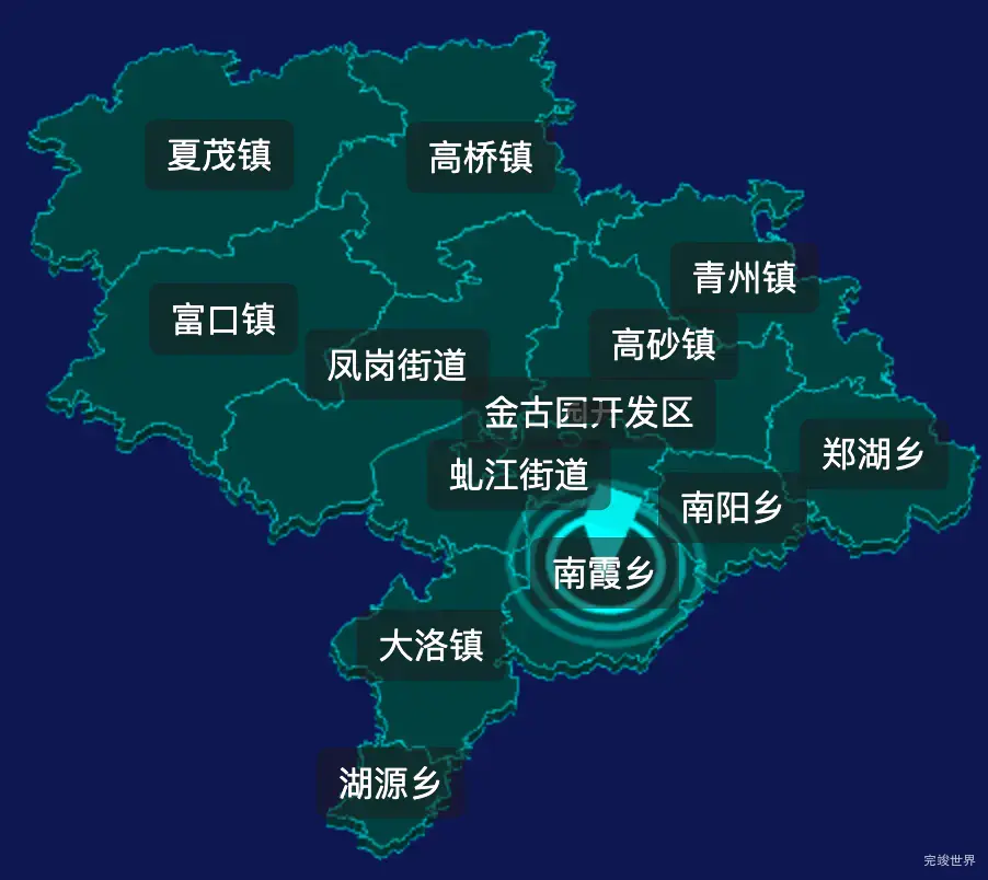 threejs三明市沙县区geoJson地图3d地图添加旋转棱锥