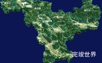 echarts三明市明溪县geoJson地图3d地图自定义贴图-绿色地面实例代码