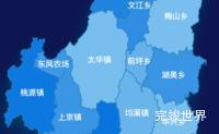 echarts三明市大田县geoJson地图 tooltip轮播实例