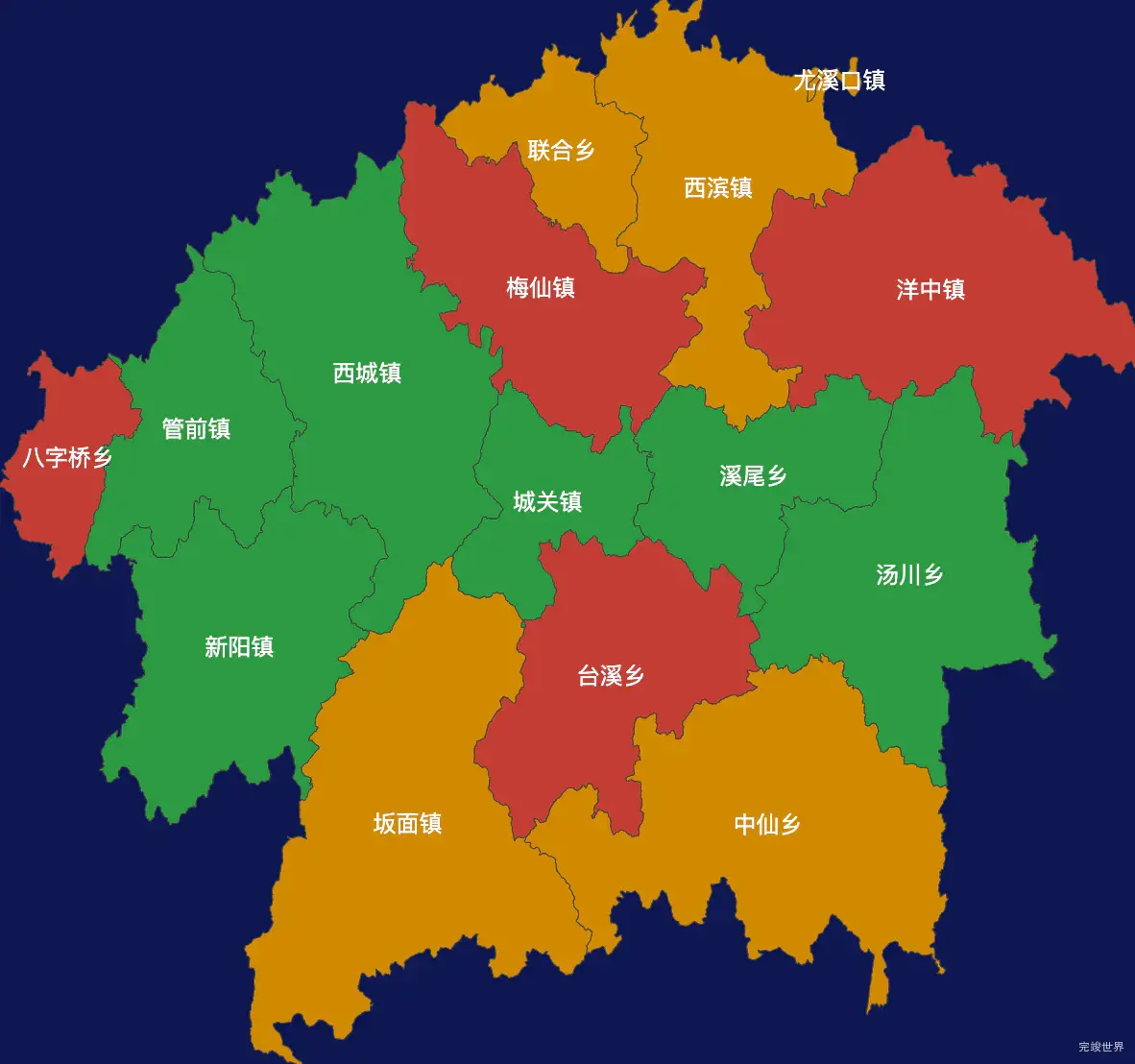 echarts三明市尤溪县geoJson地图tooltip自定义html