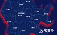 echarts泉州市惠安县geoJson地图阴影代码演示