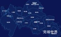 echarts漳州市龙海区geoJson地图地图下钻展示效果实例