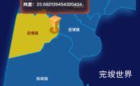 echarts漳州市东山县geoJson地图根据经纬度显示自定义html弹窗演示实例