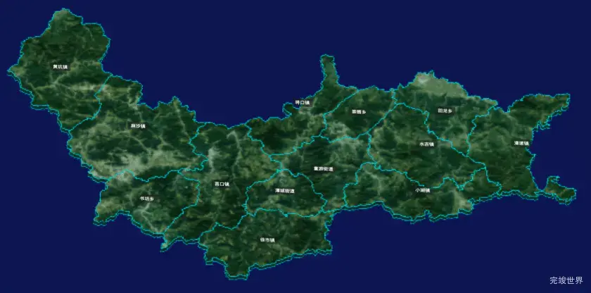 threejs南平市建阳区geoJson地图3d地图自定义贴图加CSS3D标签