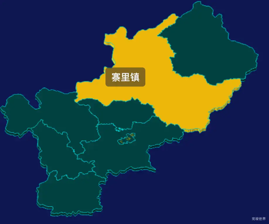 threejs南平市光泽县geoJson地图3d地图指定区域闪烁