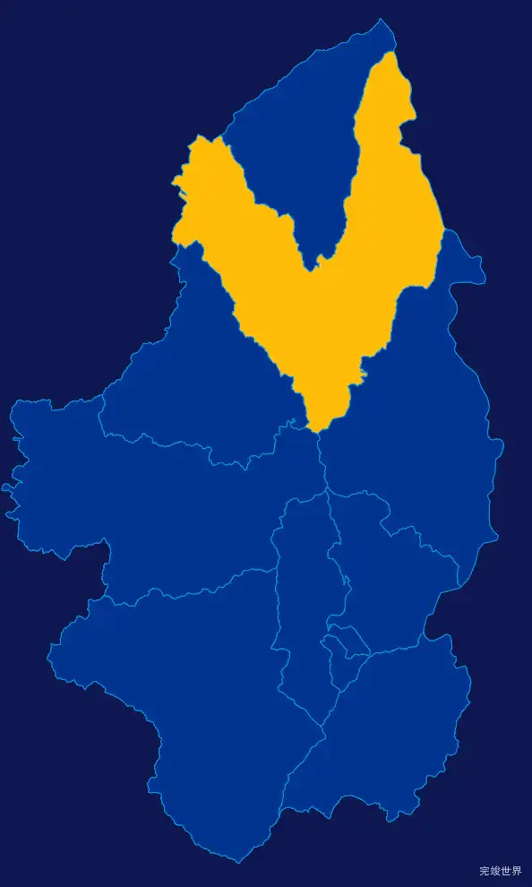 echarts南平市松溪县geoJson地图区域闪烁