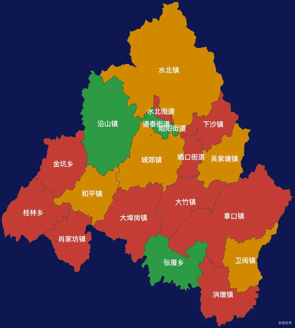 echarts南平市邵武市geoJson地图tooltip自定义html