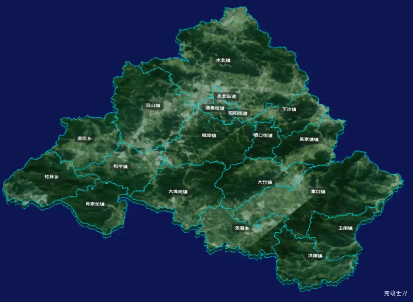 threejs南平市邵武市geoJson地图3d地图