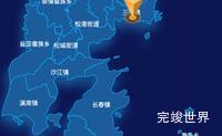 echarts宁德市霞浦县geoJson地图tooltip自定义html演示实例