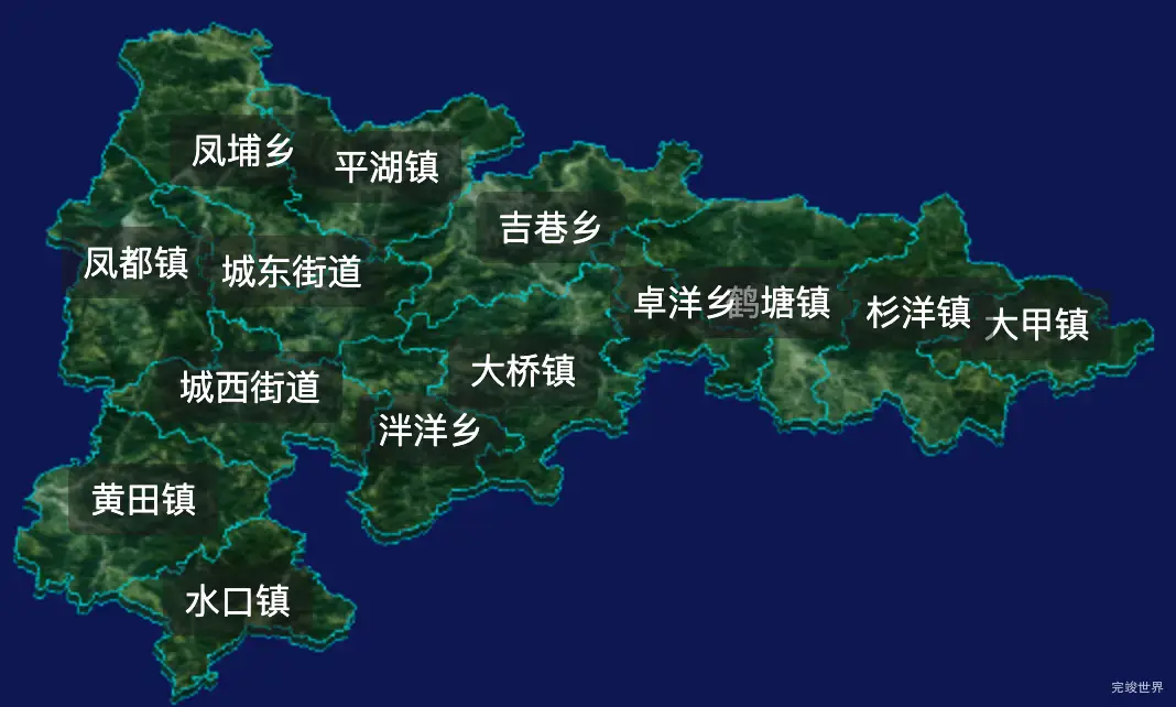 threejs宁德市古田县geoJson地图3d地图css2d标签