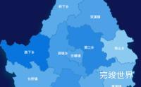 echarts宁德市屏南县geoJson地图 tooltip轮播演示实例