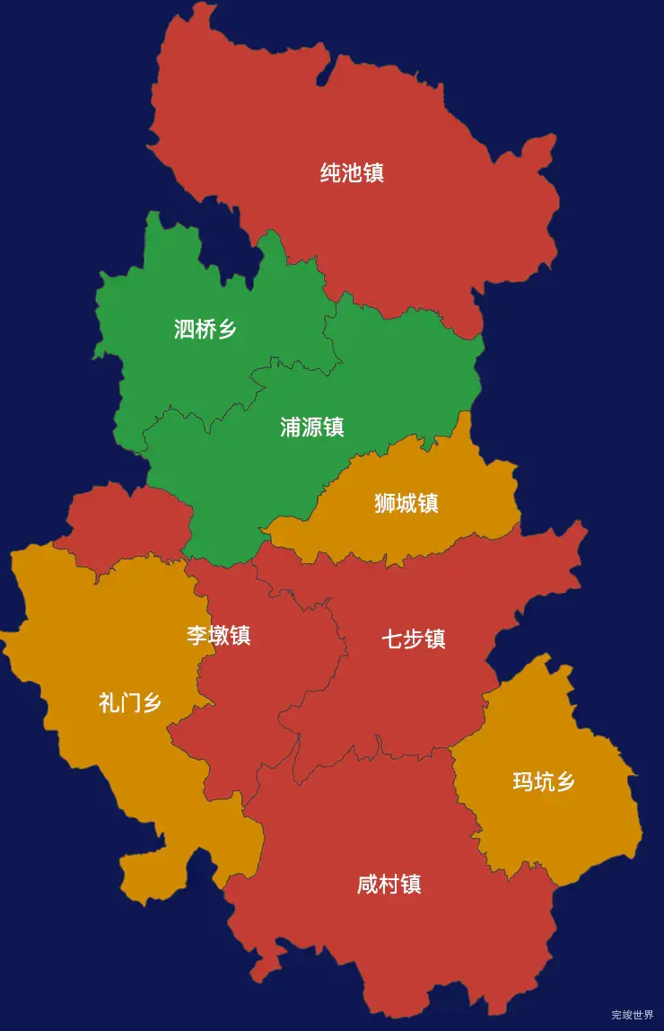 echarts宁德市周宁县geoJson地图tooltip自定义html