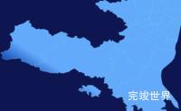 echarts长沙市岳麓区geoJson地图全局颜色渐变实例代码