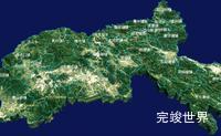 echarts长沙市宁乡市geoJson地图3d地图自定义贴图-绿色地面实例
