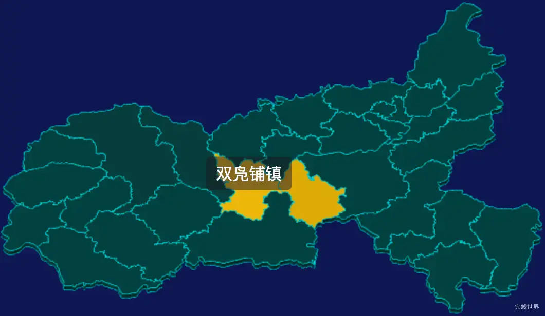 threejs长沙市宁乡市geoJson地图3d地图指定区域闪烁