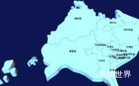 echarts湘潭市雨湖区geoJson地图3d地图效果实例