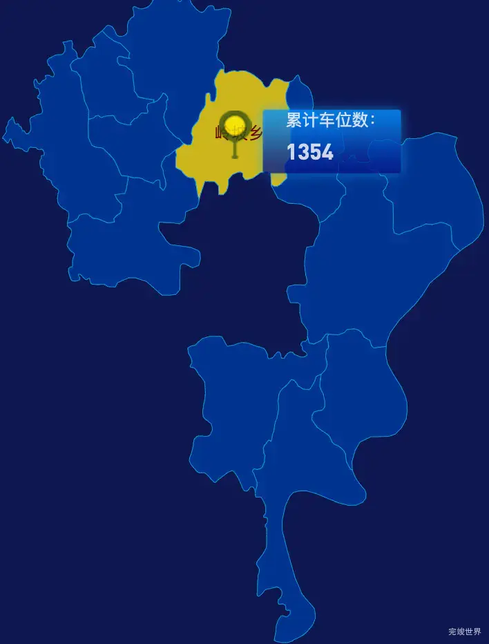 echarts衡阳市衡山县geoJson地图点击地图插小旗