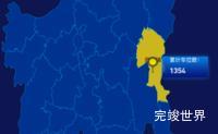 echarts衡阳市常宁市geoJson地图点击地图插小旗实例代码