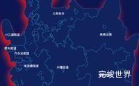echarts邵阳市双清区geoJson地图阴影演示实例