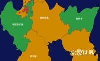 echarts邵阳市大祥区geoJson地图tooltip自定义html实例